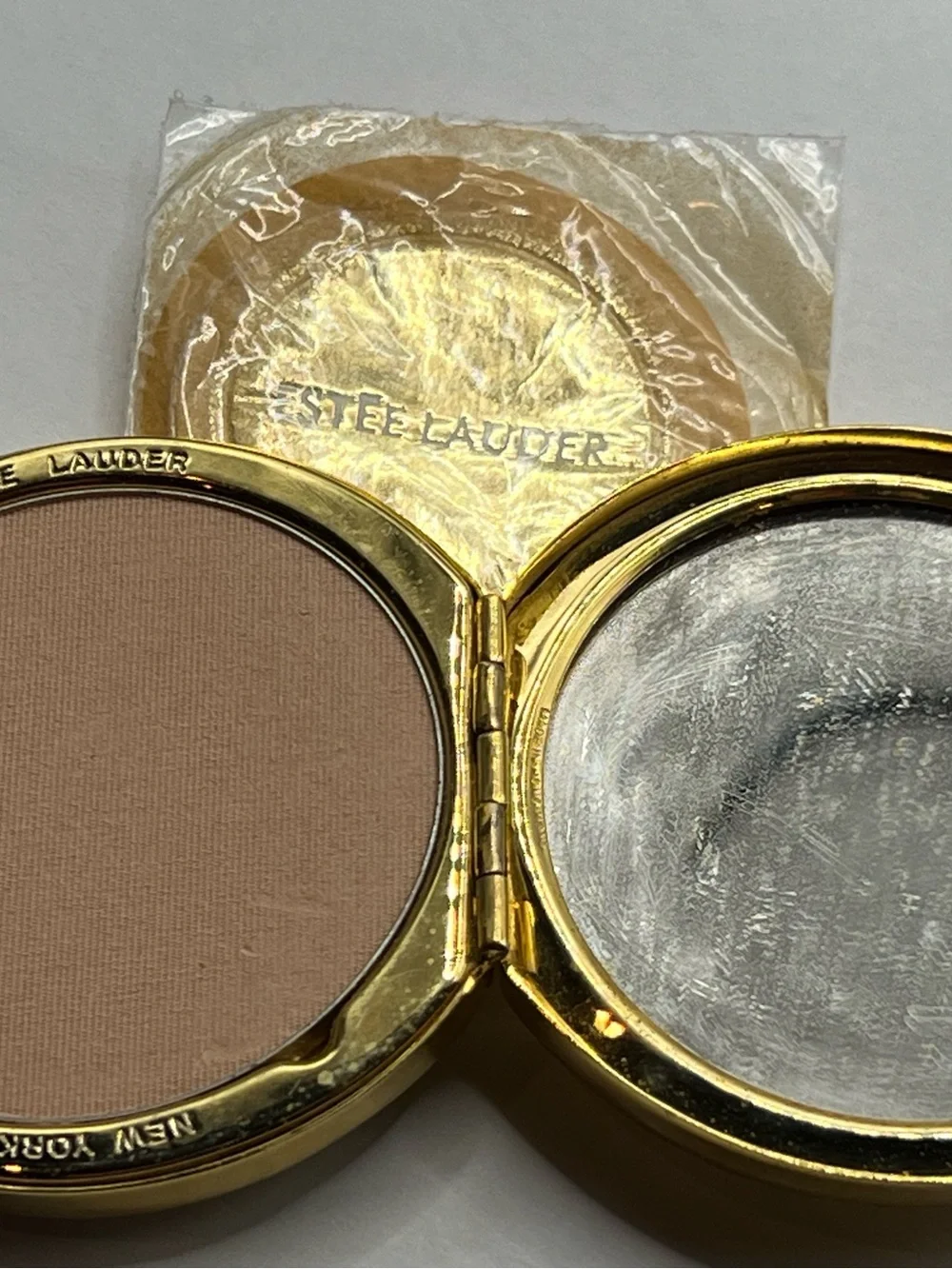 Gold Shell Compact Mirror by Estée Lauder